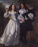Bartholomeus van der Helst Portrat eines Patrizierpaares oil on canvas